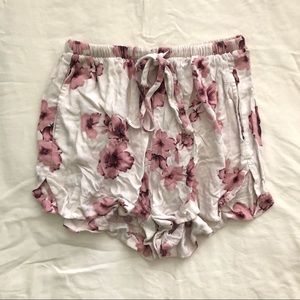 RARE Brandy Melville Pink Floral Eve Shorts
